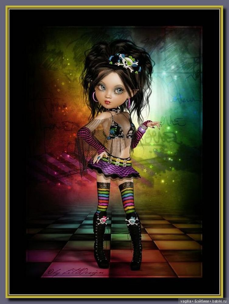 Виртуальный народец в модных нарядах