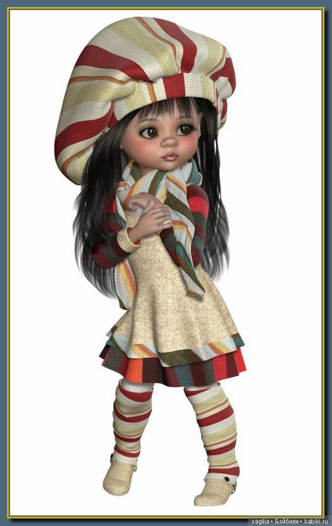 Виртуальный народец в модных нарядах