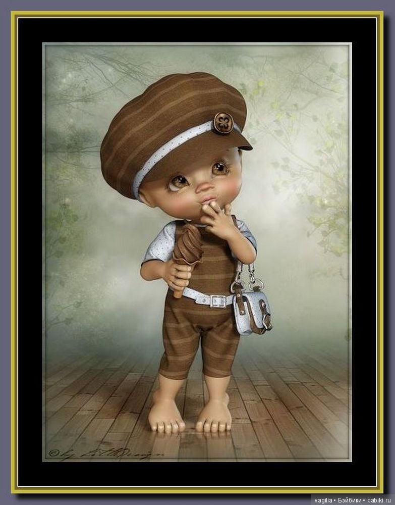 Виртуальный народец в модных нарядах