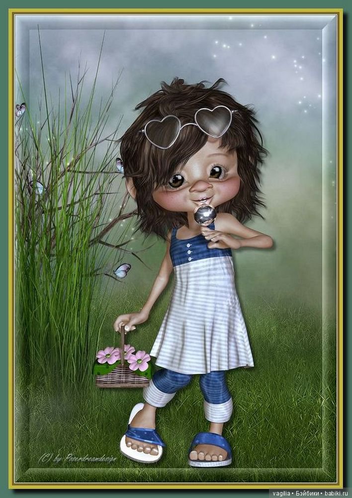 Виртуальный народец в модных нарядах (фото 10)