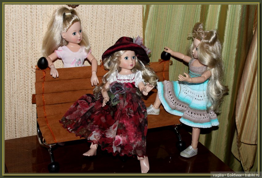 Диванчик из люстры — Мебель для кукол и домиков: фото