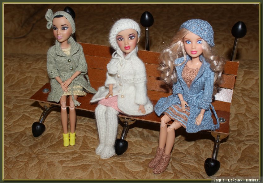 Диванчик из люстры — Мебель для кукол и домиков: фото (фото 6)