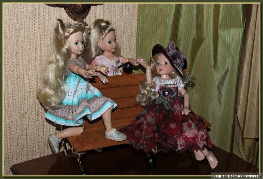 Диванчик из люстры — Мебель для кукол и домиков: фото