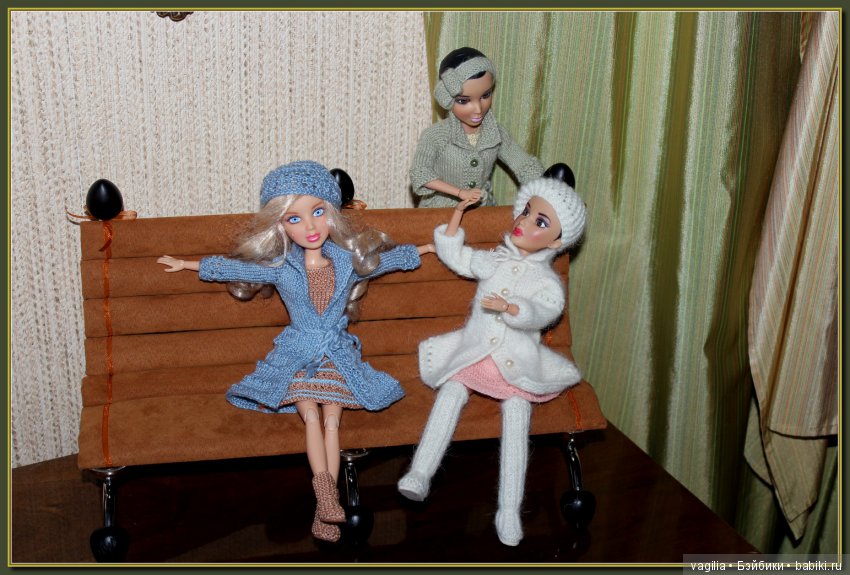 Диванчик из люстры — Мебель для кукол и домиков: фото