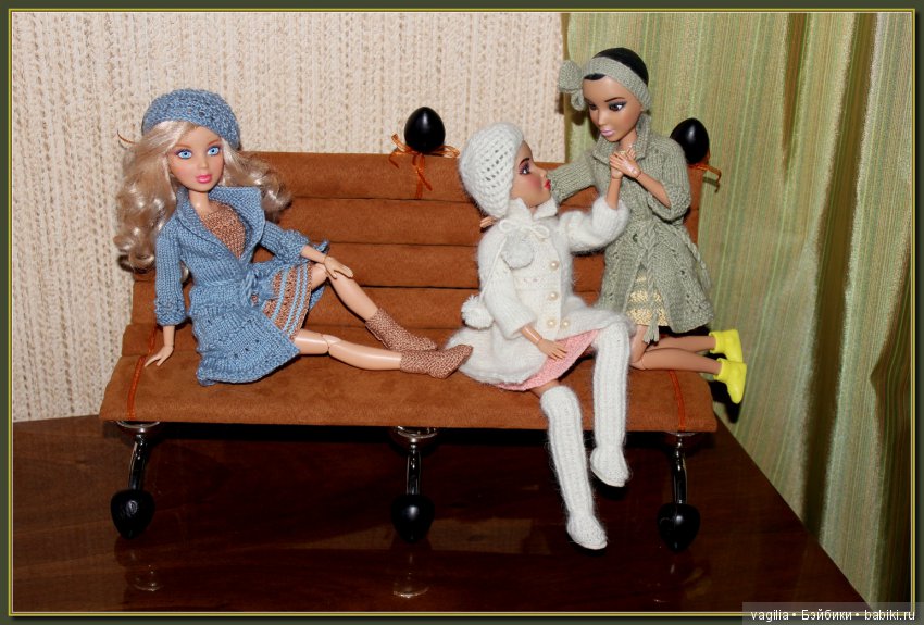 Диванчик из люстры — Мебель для кукол и домиков: фото