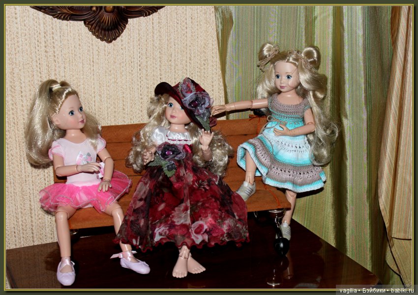 Диванчик из люстры — Мебель для кукол и домиков: фото