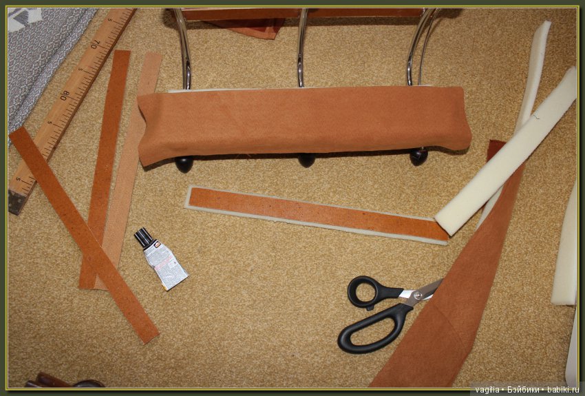 Диванчик из люстры — Мебель для кукол и домиков: фото (фото 8)