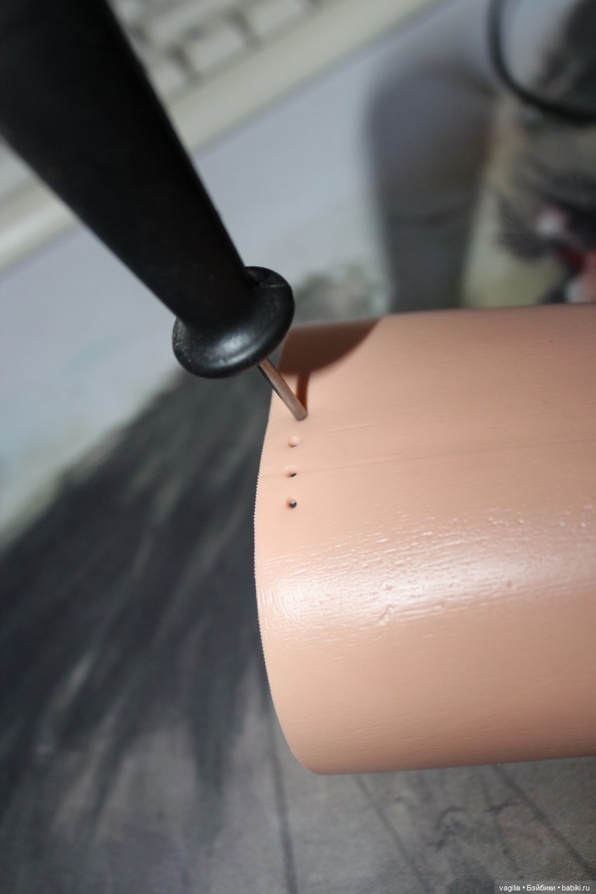 Кукла из разного кукольного лома