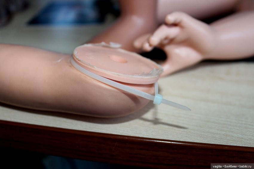 Кукла из разного кукольного лома