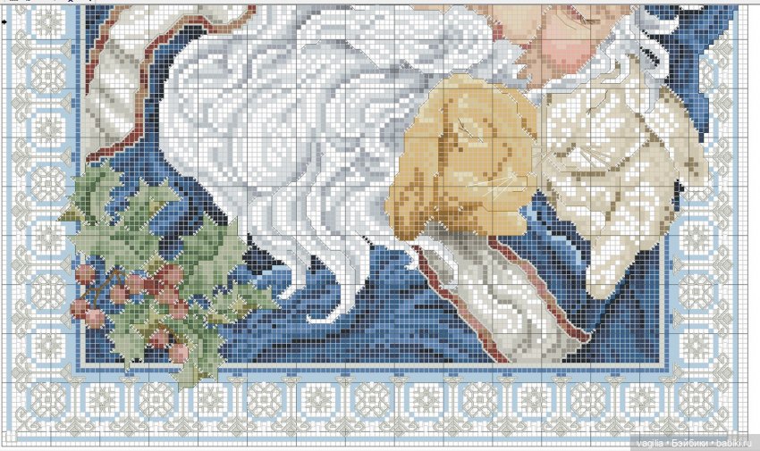 Схемы к рождеству — Схемы вышивки крестом: фото узоров (фото 3)