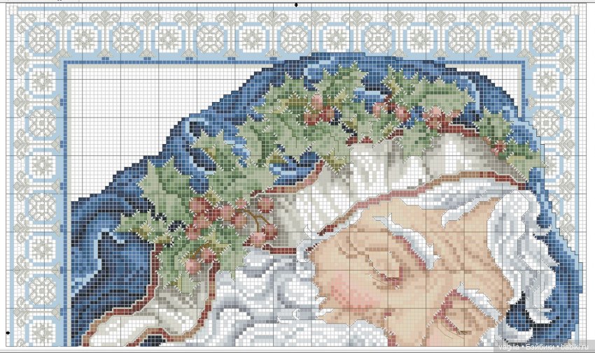 Схемы к рождеству — Схемы вышивки крестом: фото узоров (фото 2)