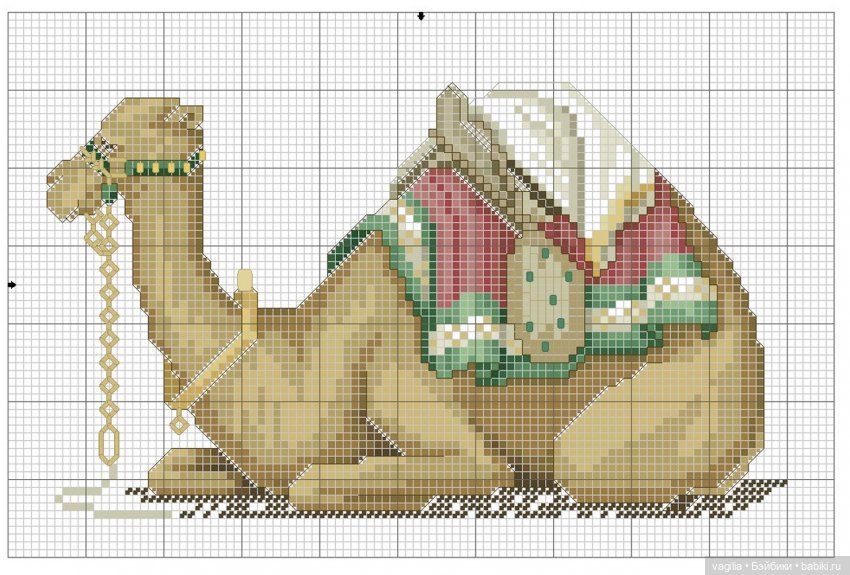 Вертеп крестиком — Схемы вышивки крестом: фото узоров (фото 5)