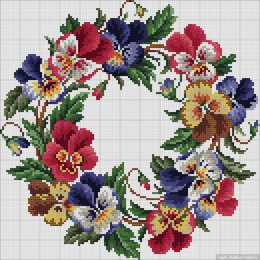 Мелочь крестиком 2 — Схемы вышивки крестом: фото узоров (фото 10)