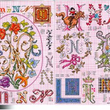 Вензель на любой вкус крестом