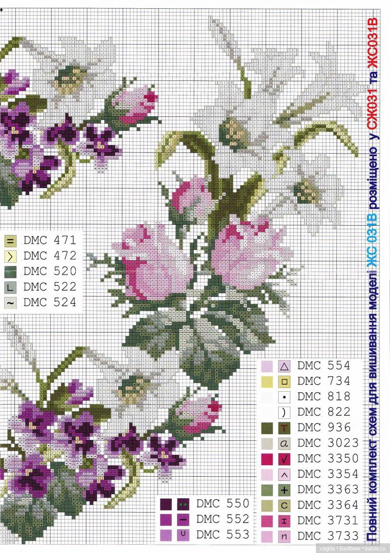 Вышиванки — Схемы вышивки крестом: фото узоров (фото 5)