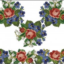 Ещё вышиванки, правда без схем, но вполне читаемы