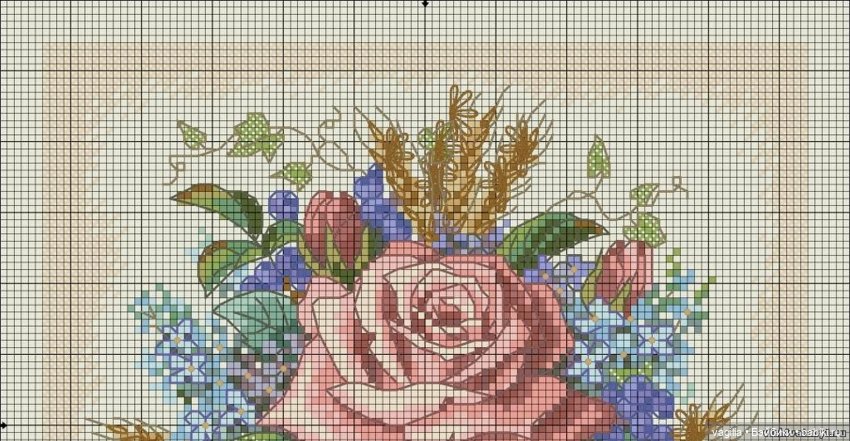 Подушки крестом, остатки — Схемы вышивки крестом: фото узоров