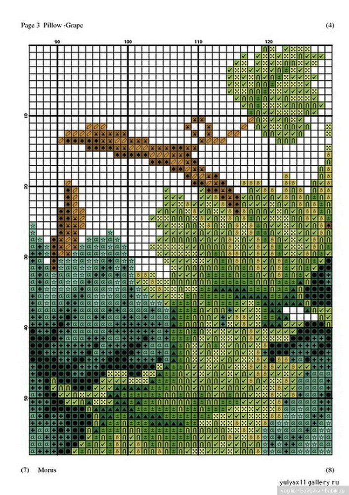 Подушки крестом, остатки — Схемы вышивки крестом: фото узоров