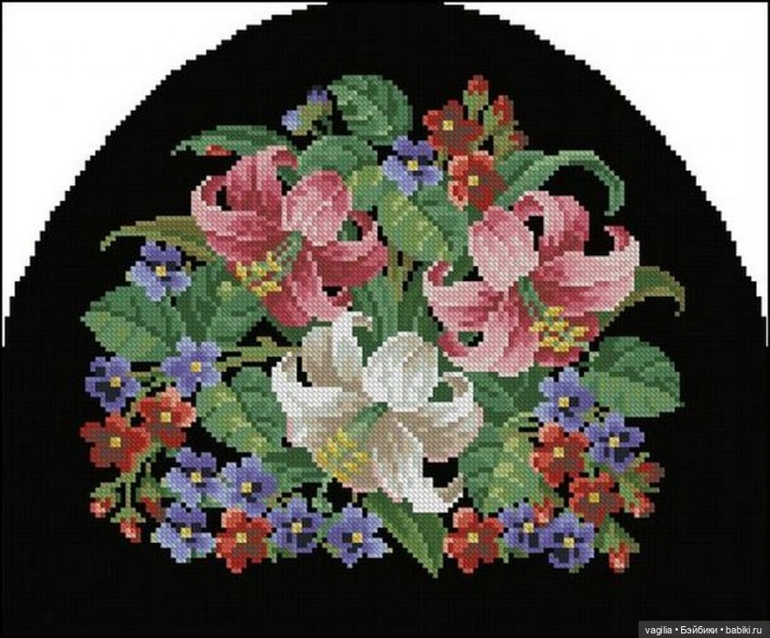 Сумочки крестом — Схемы вышивки крестом: фото узоров