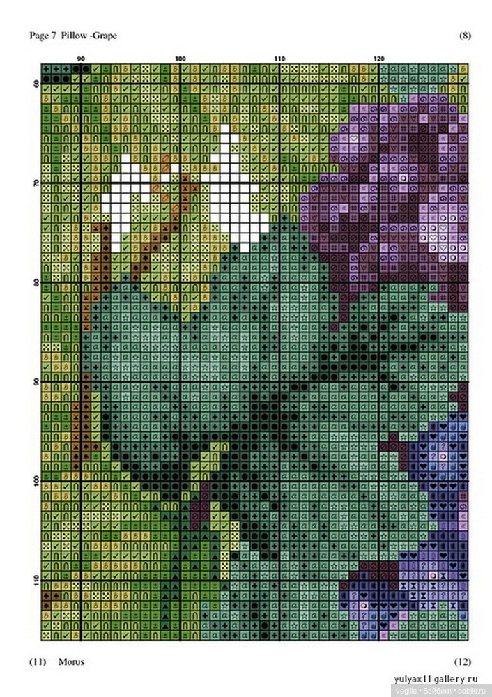 Подушки крестом, остатки — Схемы вышивки крестом: фото узоров