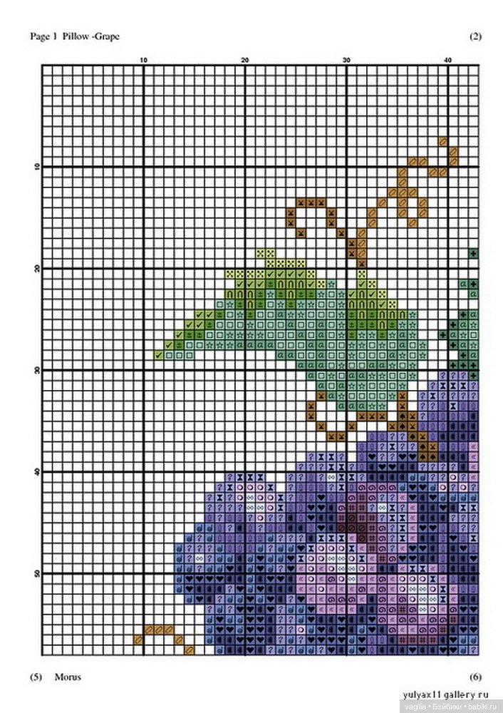 Подушки крестом, остатки — Схемы вышивки крестом: фото узоров