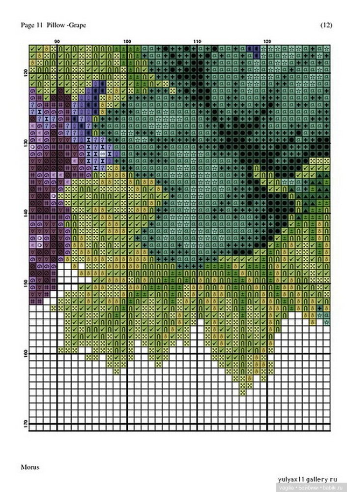 Подушки крестом, остатки — Схемы вышивки крестом: фото узоров