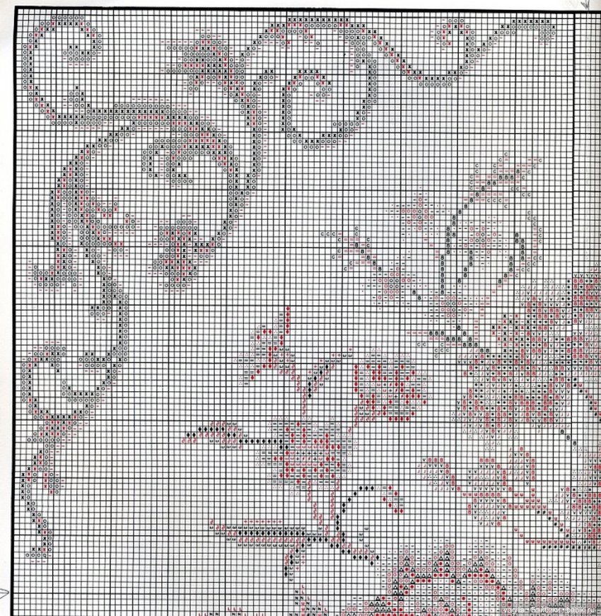 Подушки крестом, остатки — Схемы вышивки крестом: фото узоров (фото 2)