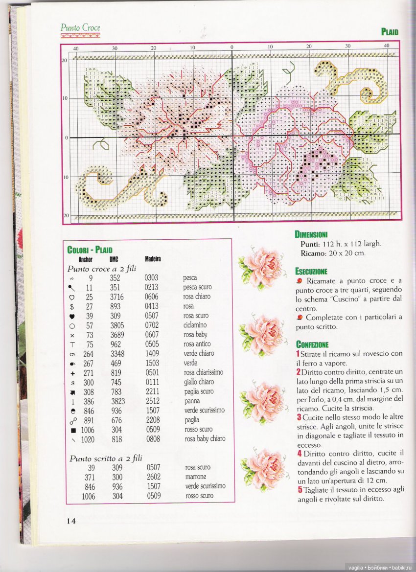 Вышивка для подушек — Схемы вышивки крестом: фото узоров