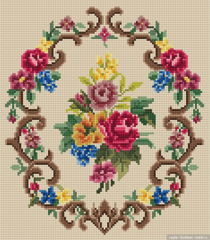 Сумочки крестом — Схемы вышивки крестом: фото узоров