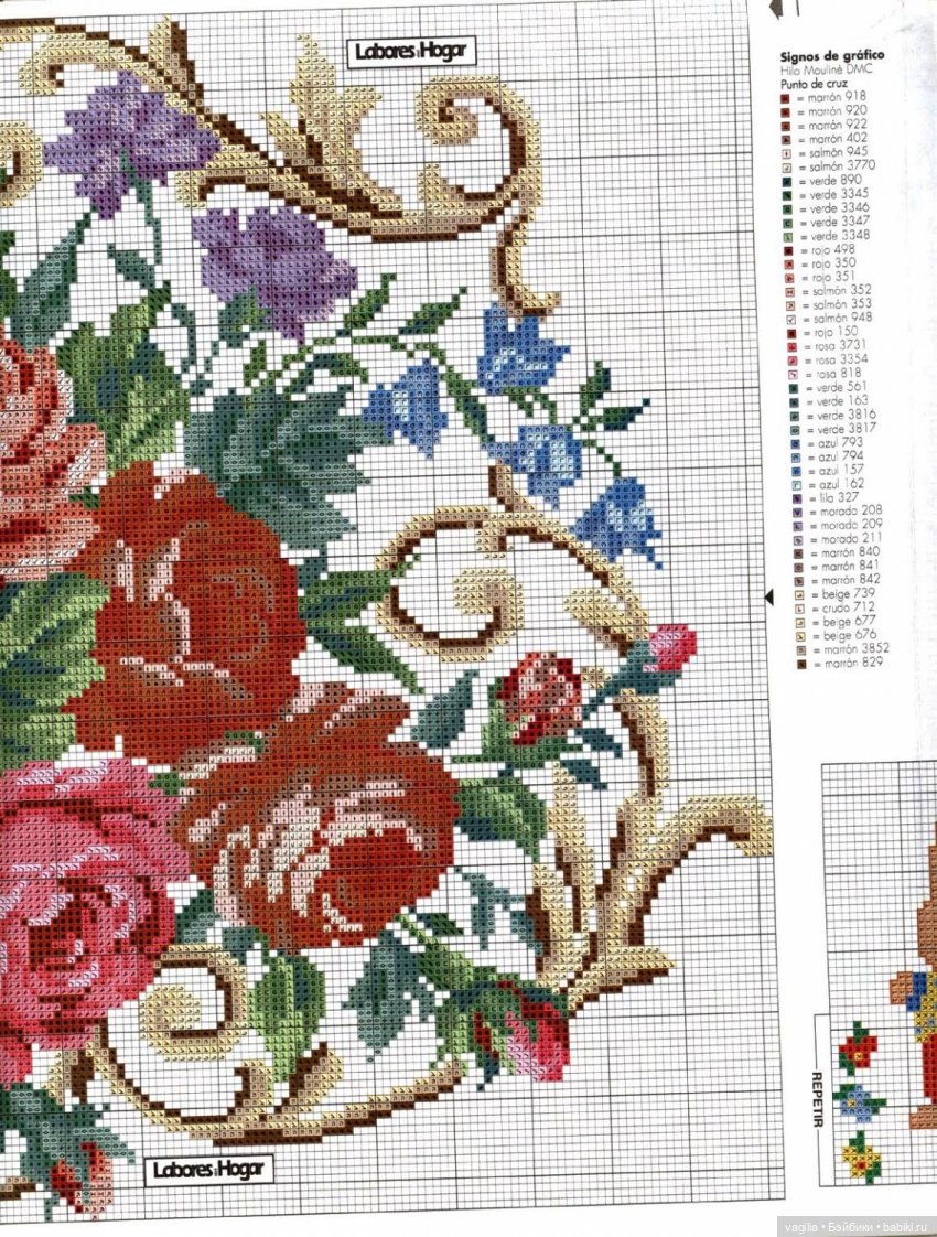 Сумочки крестом — Схемы вышивки крестом: фото узоров