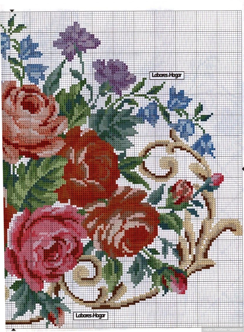 Сумочки крестом — Схемы вышивки крестом: фото узоров