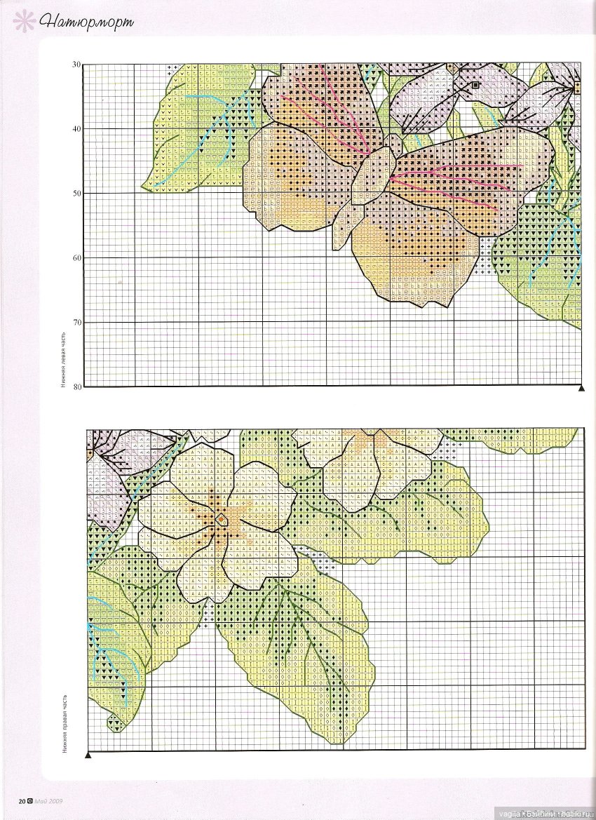 Подушки крестом, остатки — Схемы вышивки крестом: фото узоров