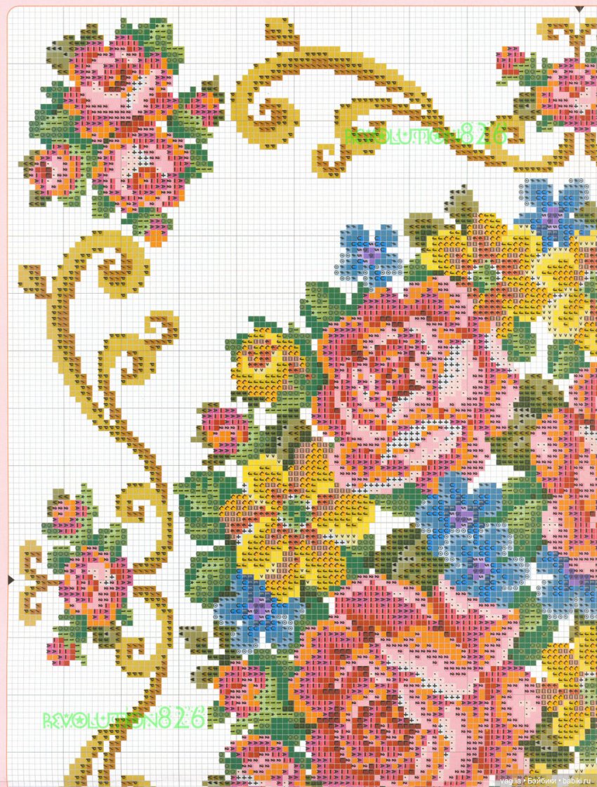 Подушки крестом, остатки — Схемы вышивки крестом: фото узоров