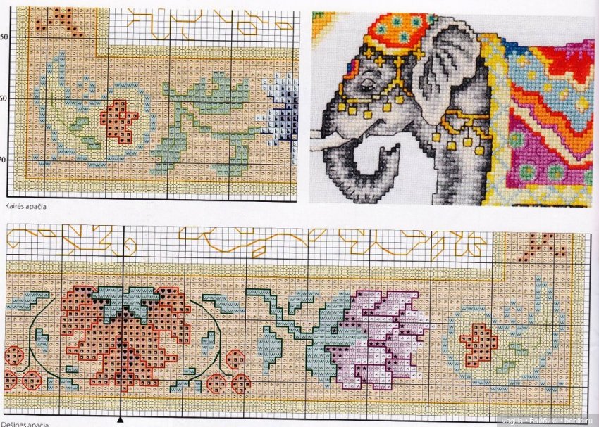 Подушки крестом, остатки — Схемы вышивки крестом: фото узоров