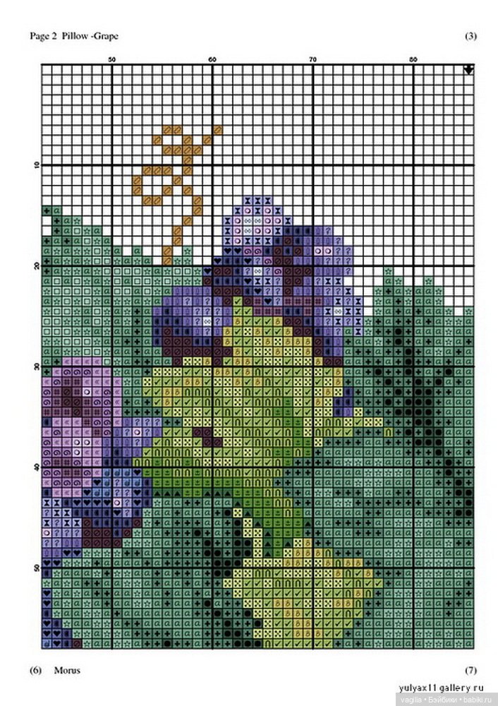 Подушки крестом, остатки — Схемы вышивки крестом: фото узоров