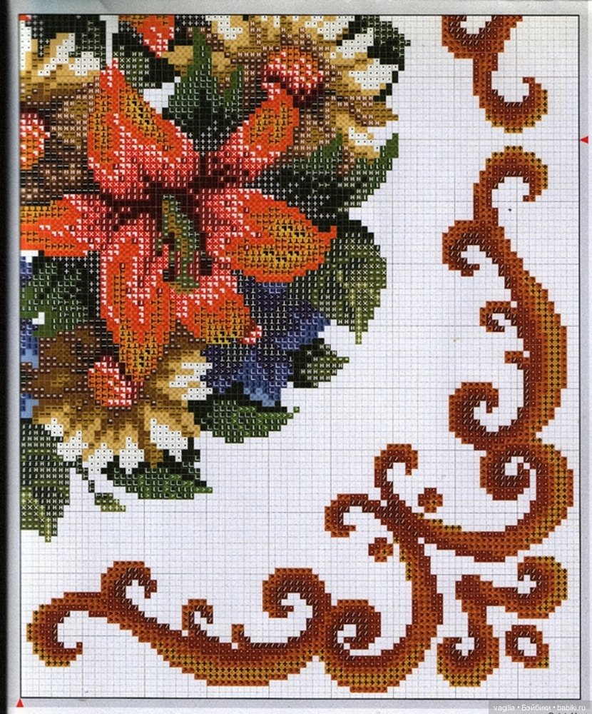 Подушки крестом, остатки — Схемы вышивки крестом: фото узоров