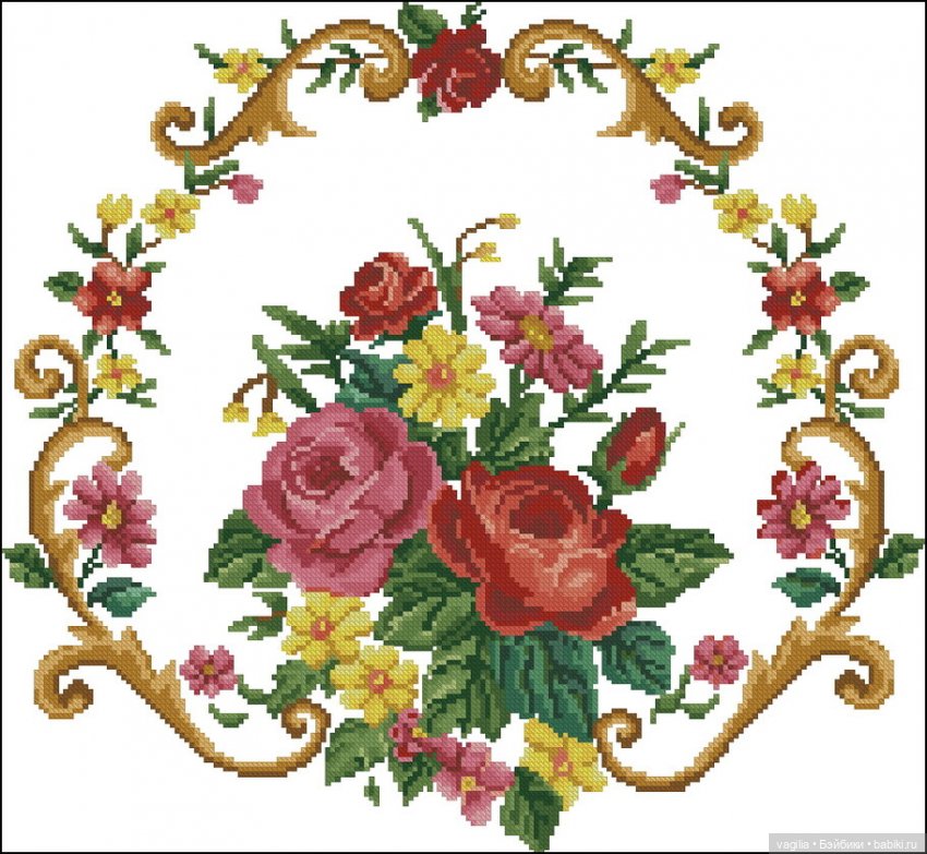 Сумочки крестом — Схемы вышивки крестом: фото узоров