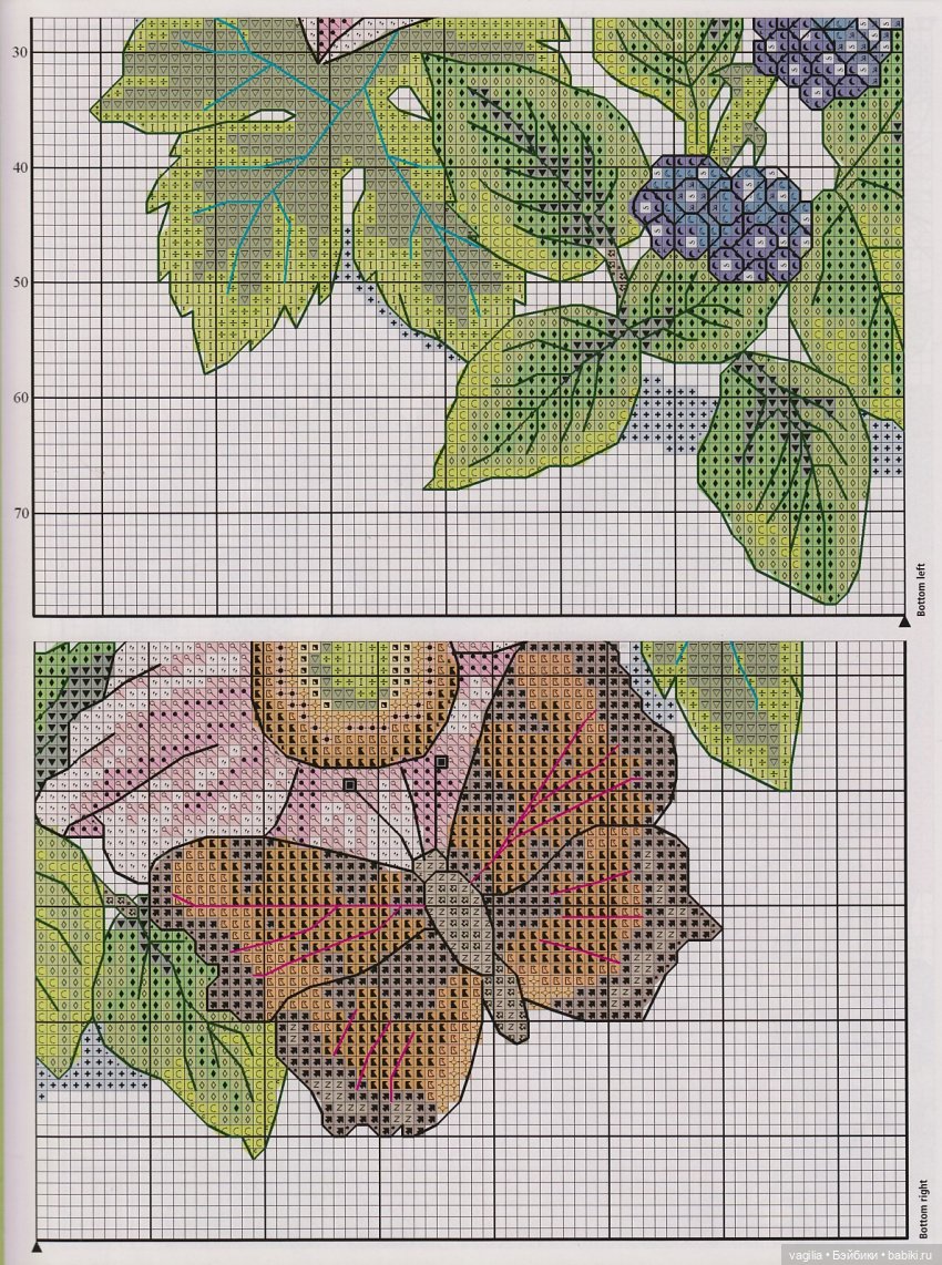 Подушки крестом, остатки — Схемы вышивки крестом: фото узоров