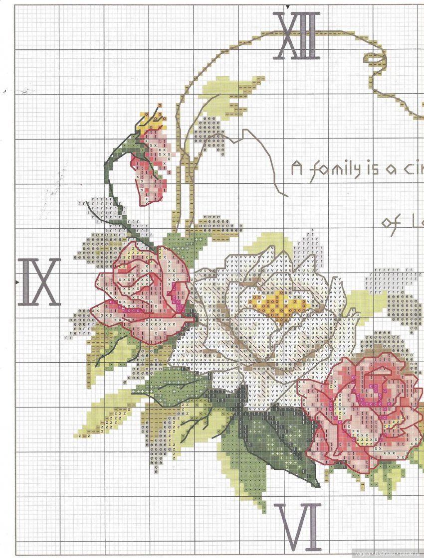 Вышивка для подушек — Схемы вышивки крестом: фото узоров