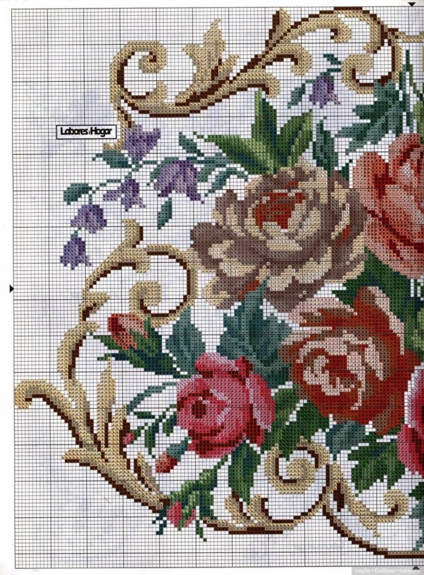 Сумочки крестом — Схемы вышивки крестом: фото узоров (фото 9)