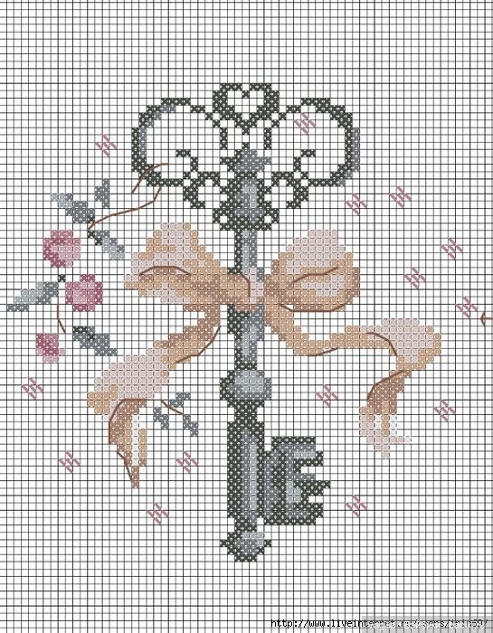 Французская вышивка 2 — Схемы вышивки крестом: фото узоров