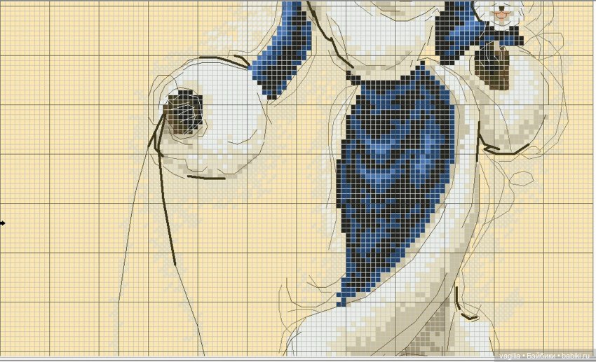 Дамы, девушки крестиком — Схемы вышивки крестом: фото узоров