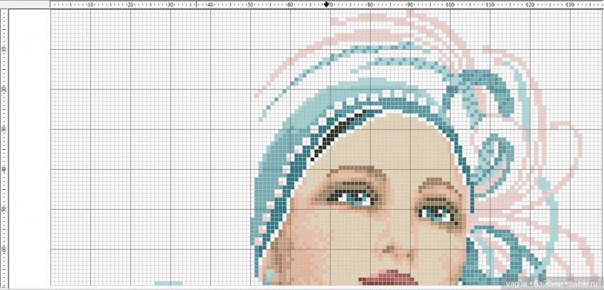 И ещё девушки и дамы — Схемы вышивки крестом: фото узоров (фото 2)