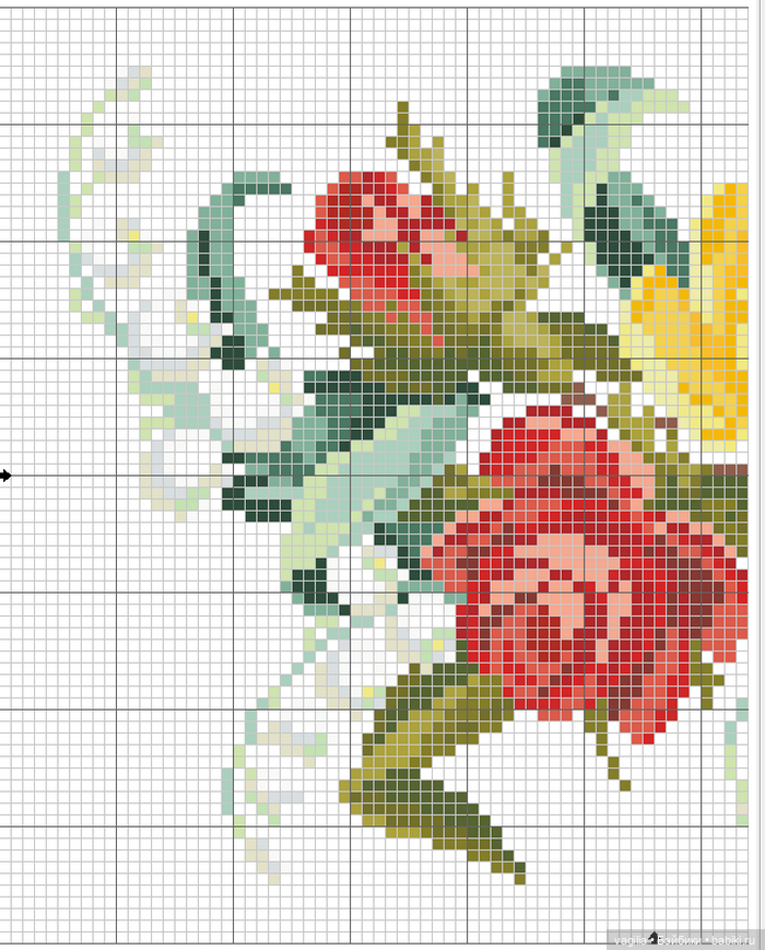 Цветы во всей красе — Схемы вышивки крестом: фото узоров (фото 4)