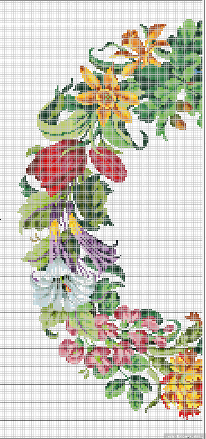 Сегодня много роз — Вышивка крестиком