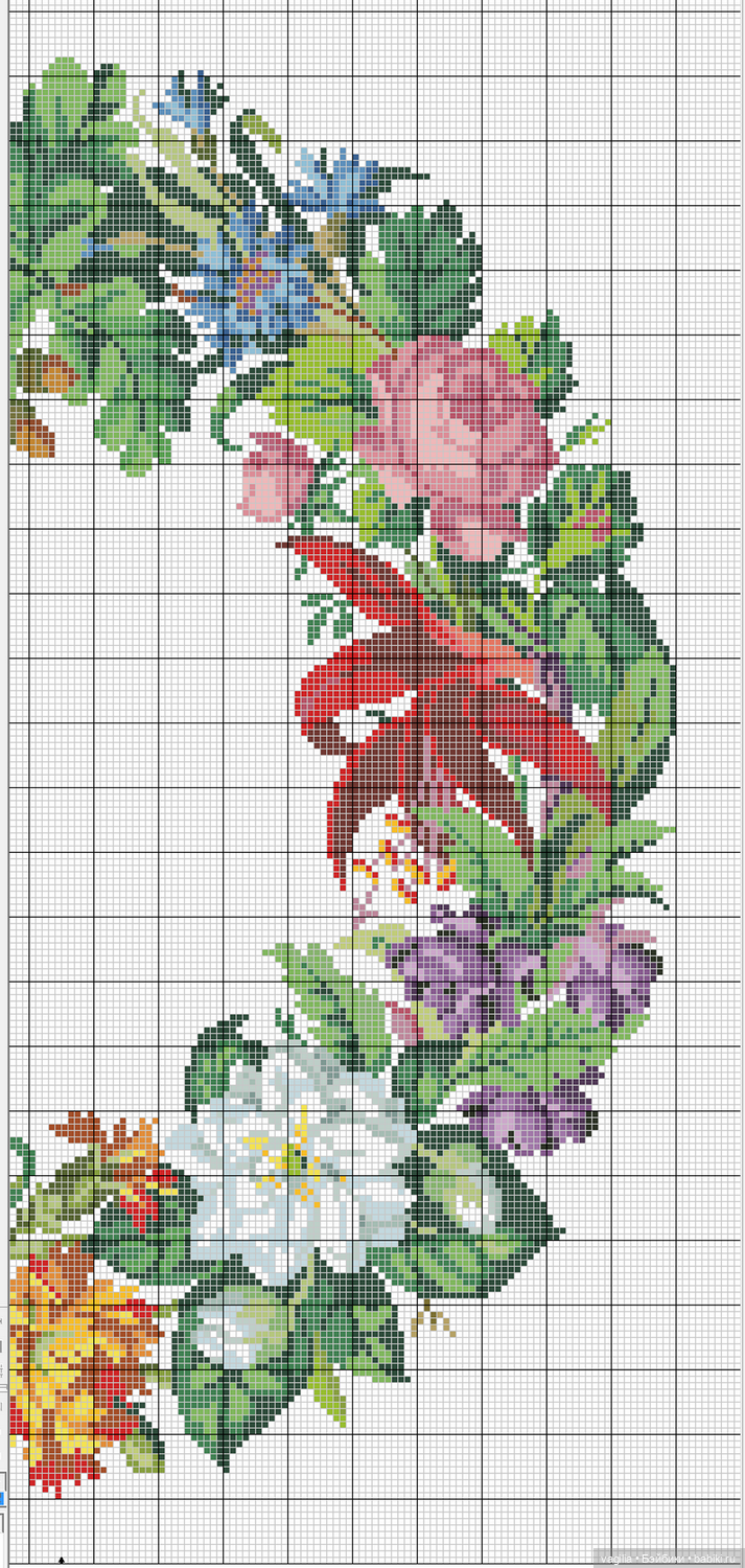 Сегодня много роз — Вышивка крестиком