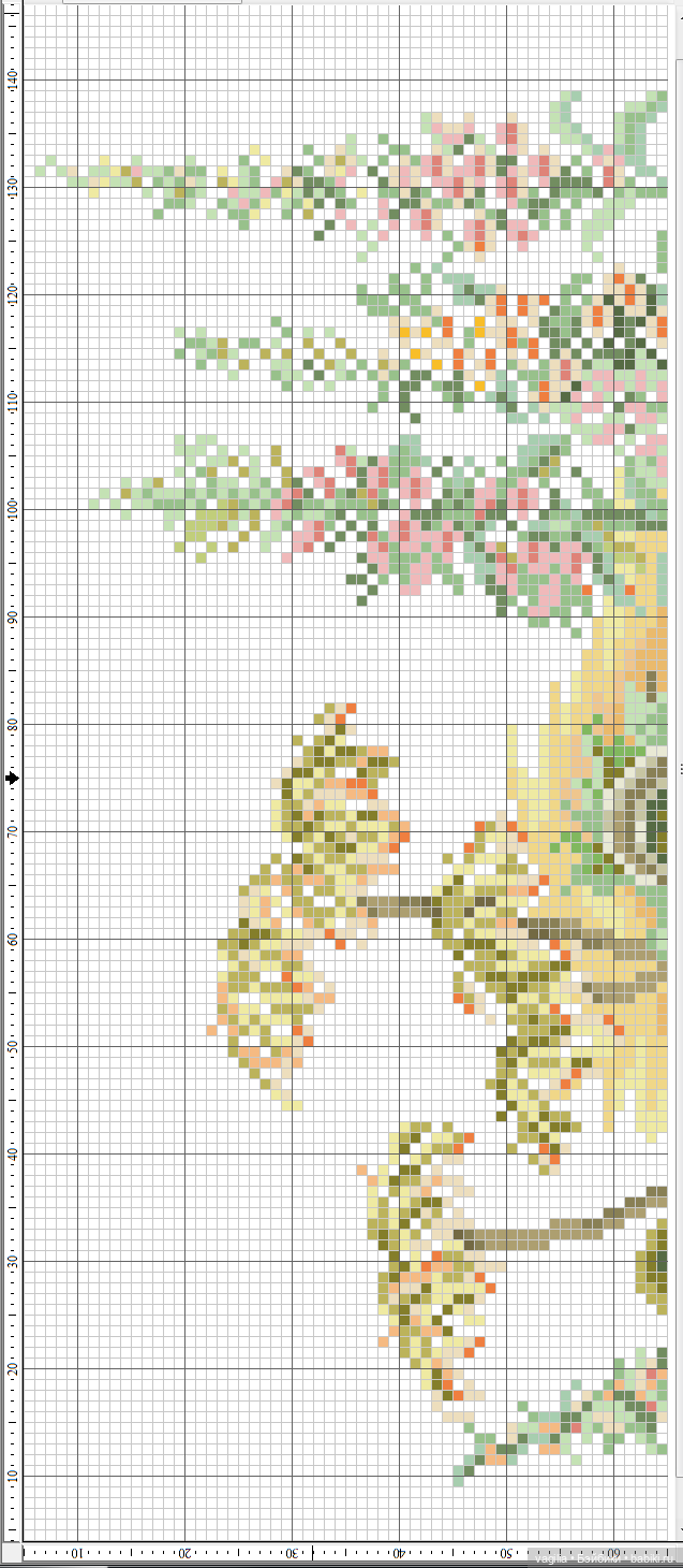 И снова цветы — Схемы вышивки крестом: фото узоров (фото 9)