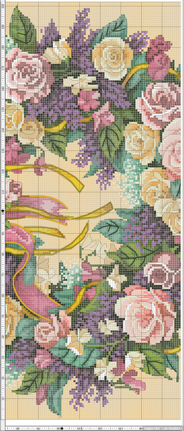 Сегодня много роз — Вышивка крестиком (фото 7)