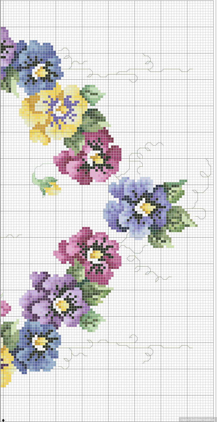 Сердечки — Схемы вышивки крестом: фото узоров (фото 7)