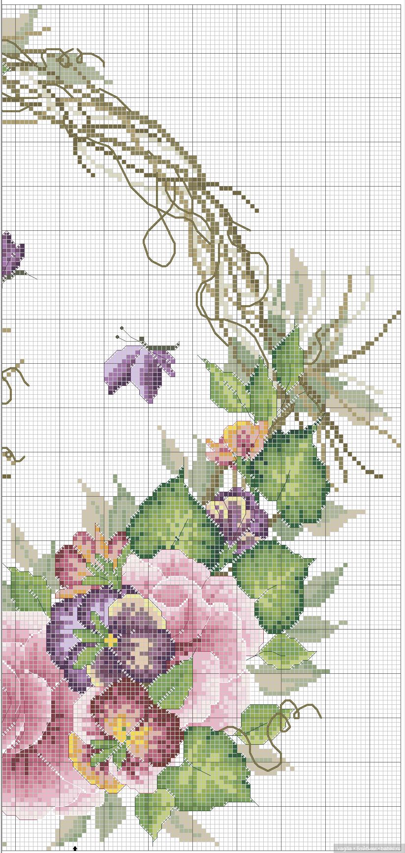 Сердечки — Схемы вышивки крестом: фото узоров (фото 3)